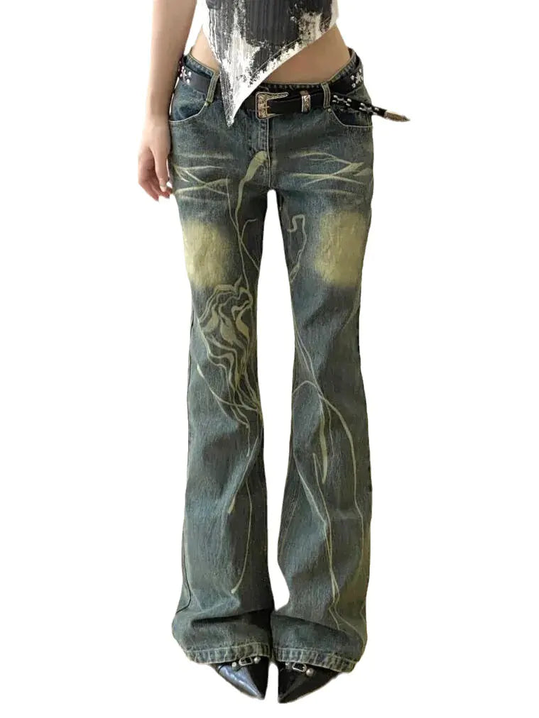 Vintage Flare Plus Size Jeans