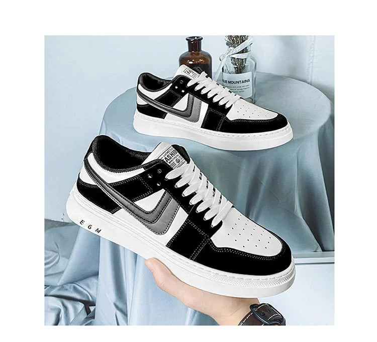Men's Versatile White Sports Sneakers – Casual & All-Occasion