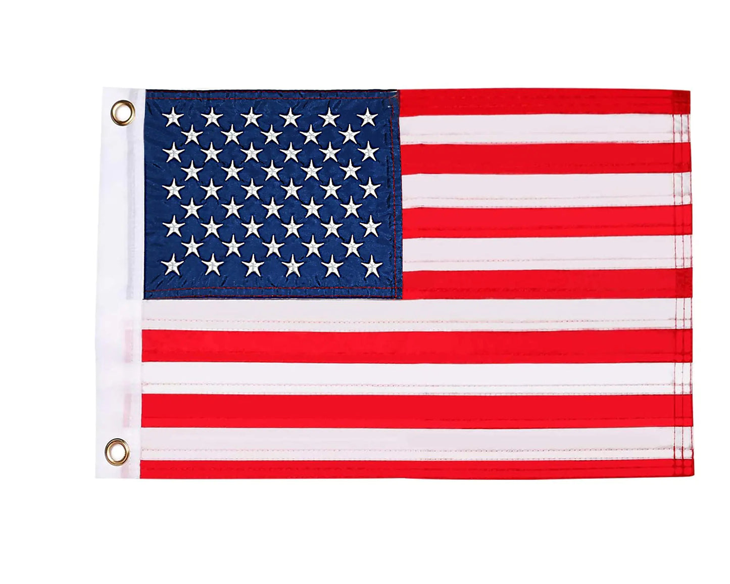 American Flag 12" x 18" U.S. 50 Star Sewn Boat Flag Motorcycle Yacht Boat Bike Car Ensign Nautical US American Flag1