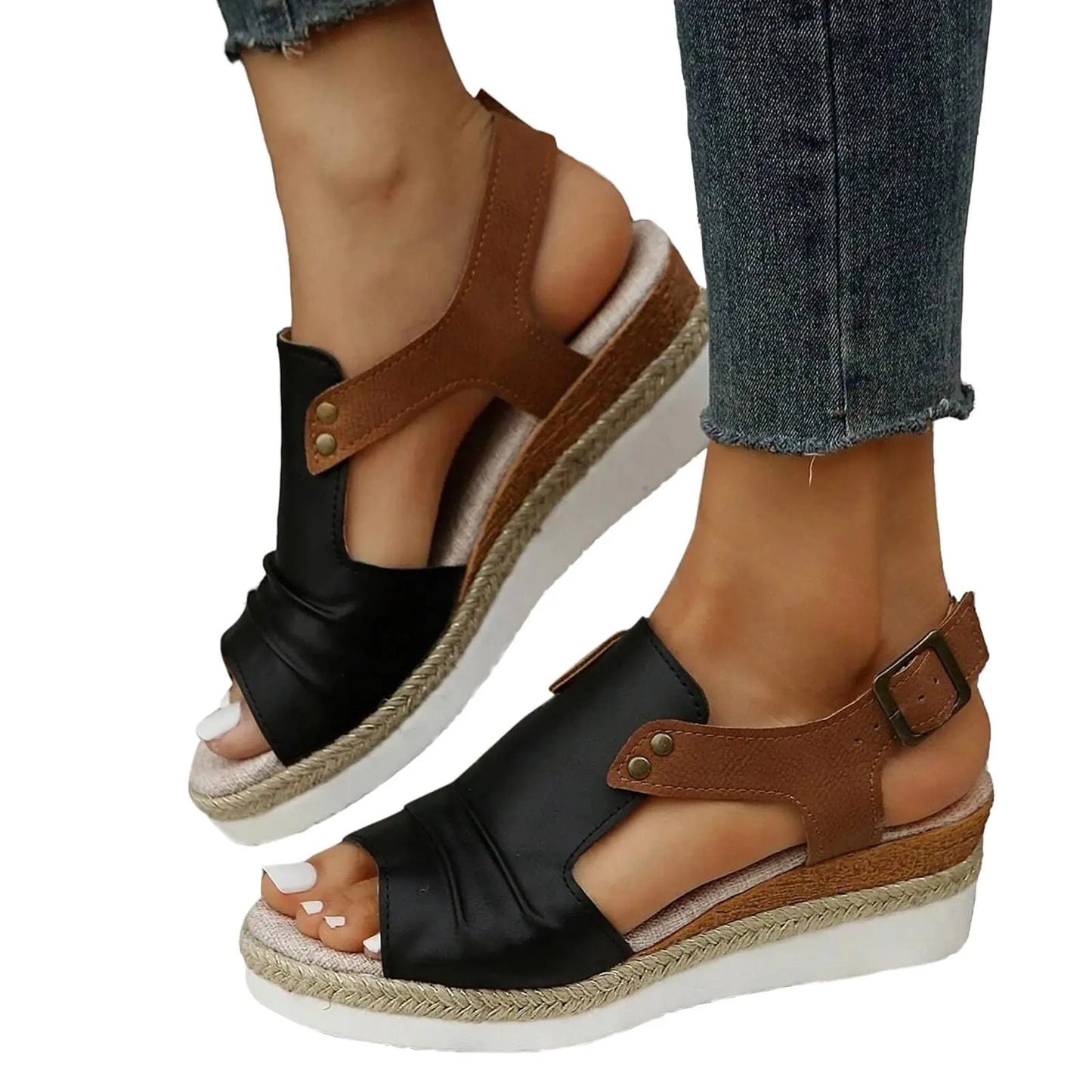 Summer Elegance Wedge Sandals