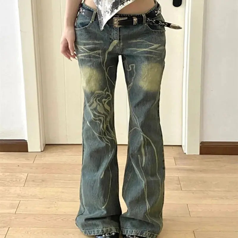 Vintage Flare Plus Size Jeans
