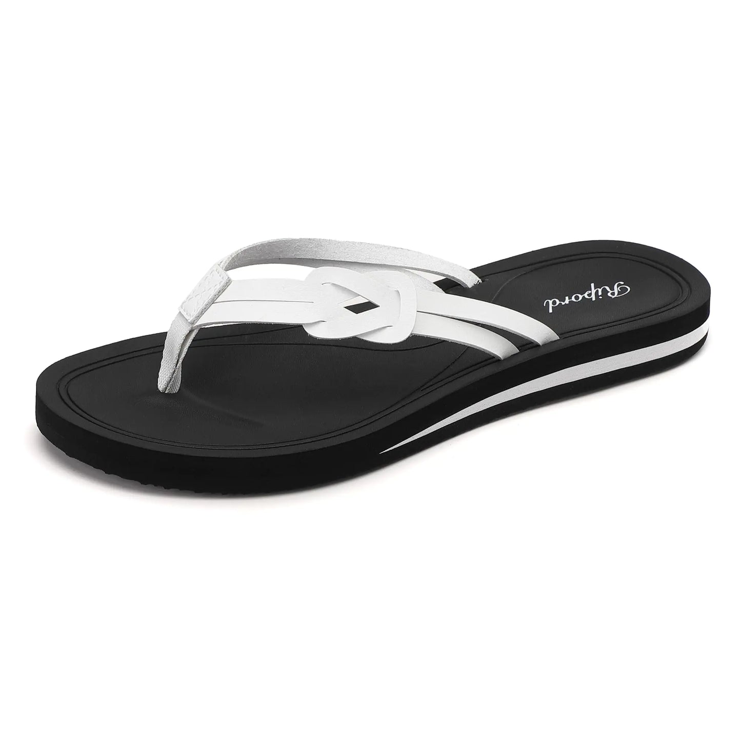 Ripord Womens Flip Flops Comfortable Thong Sandals Flat Slides Sandals Slip On Indoor Outdoor Sandals