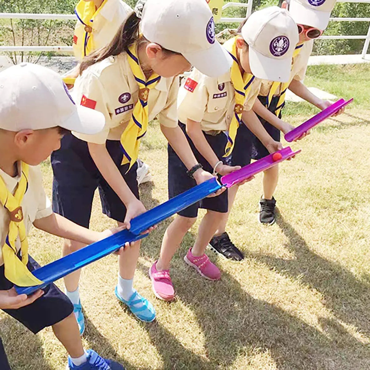 KINDEN Team Building Activities Pipeline Kit Group Games Ice Breaker Outdoor Youth Sports Set of 2