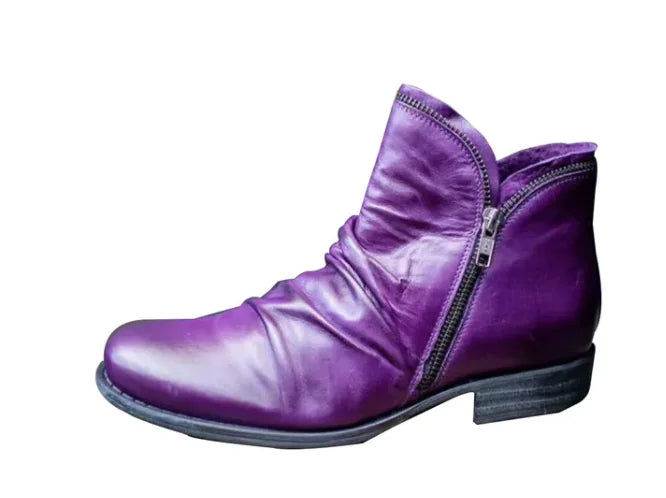 Women's Casual Round-Toe Boots
