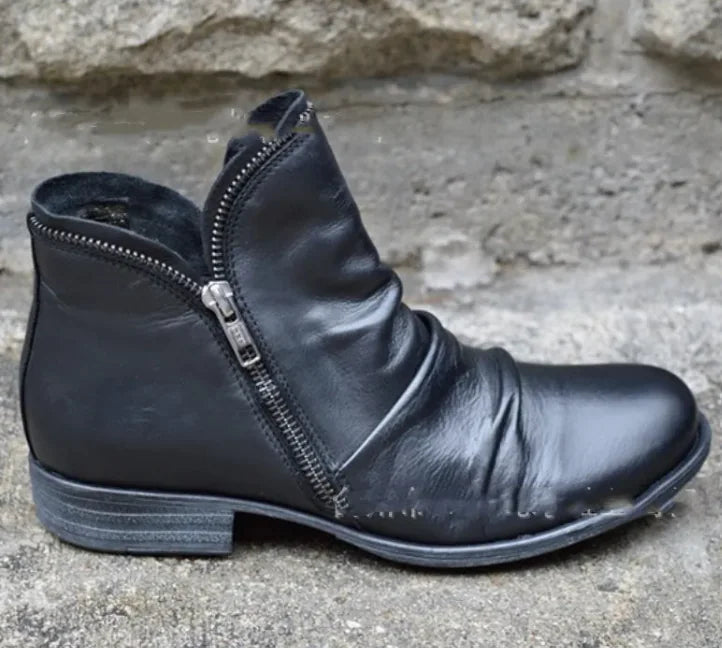 Women's Casual Round-Toe Boots