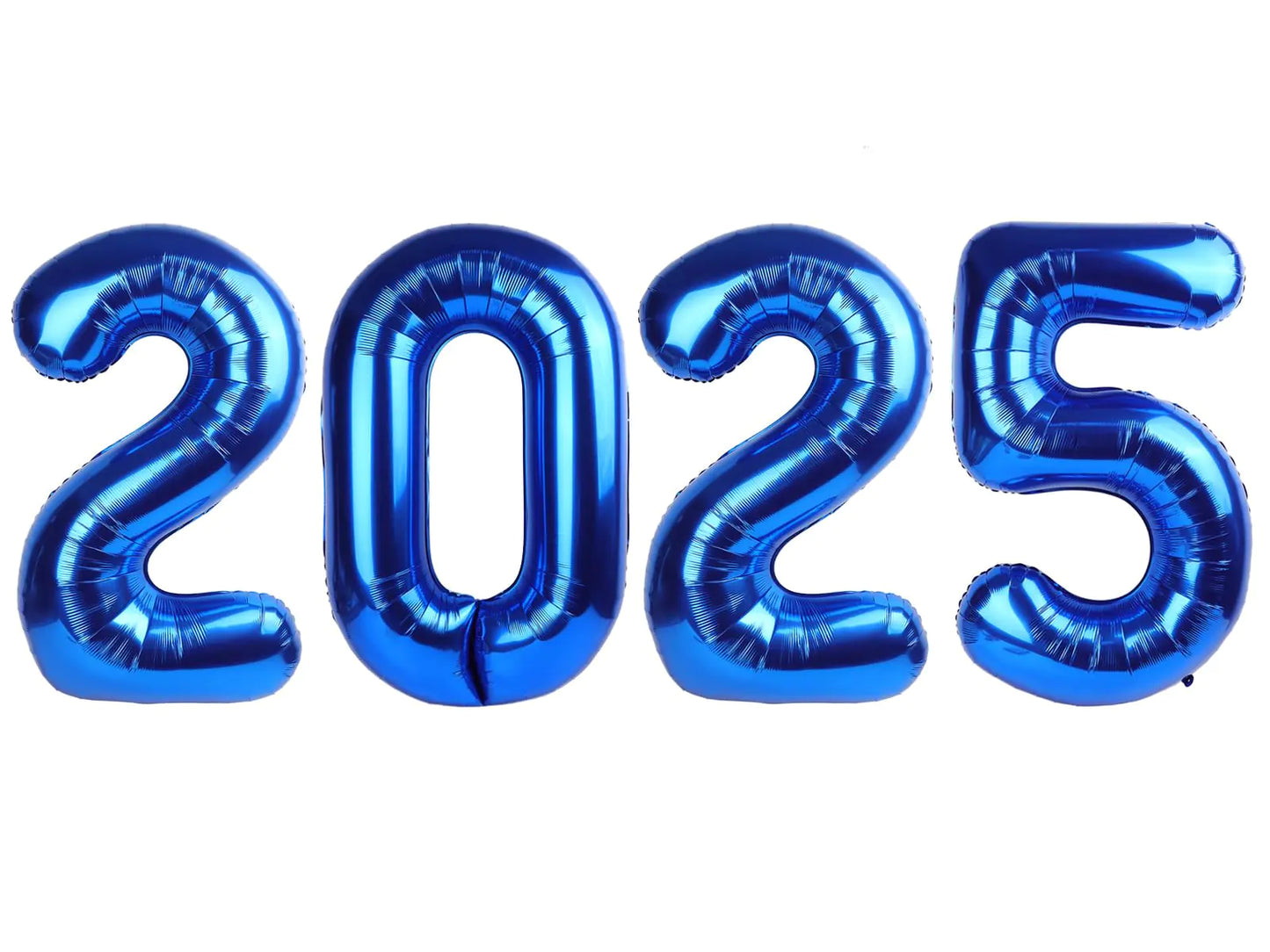 2025 Balloon Numbers - 40 Inch Navy Blue New Years Eve Party Supplies 2025 Nye Decor Party Decorations Happy New Year New Years Eve Foil Party Balloons