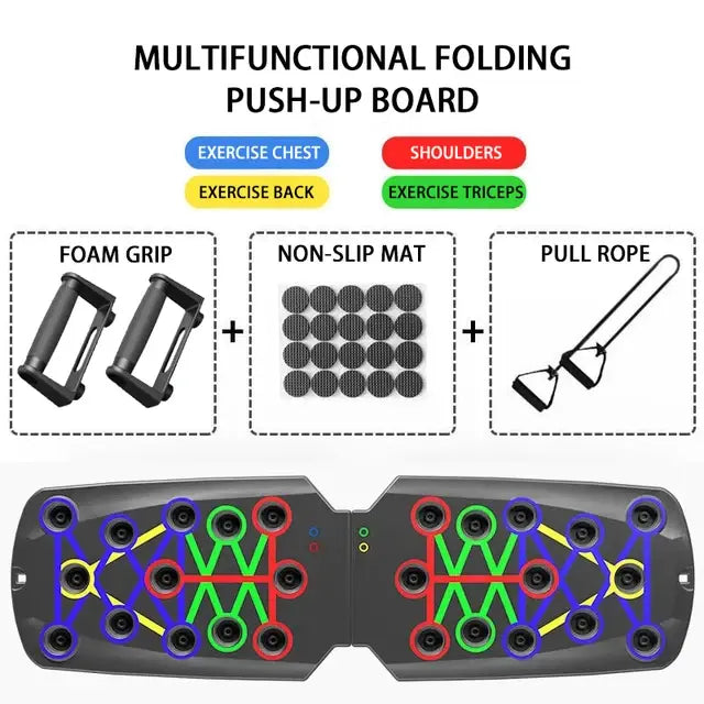 Compact Multi-Exercise Push-Up Board