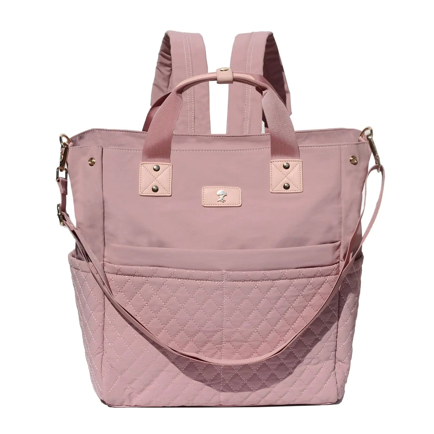 ESVAN Diaper Tote Bag Totepack Backpack Crossbody Bag 3 in 1 for Women Laptop Backpack Multifunctional with Insulated Pockets