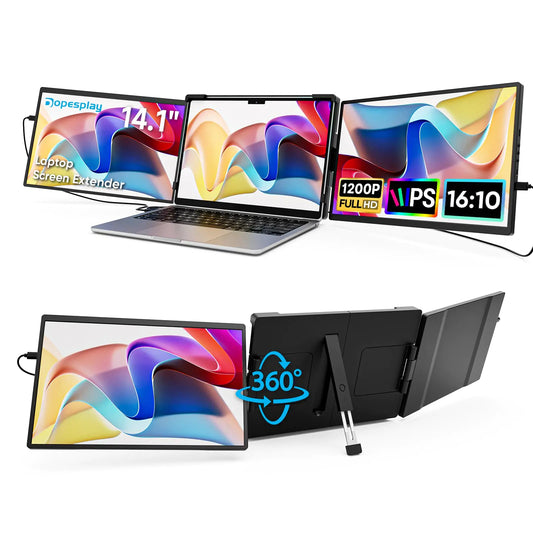 Dopesplay FHD Triple 14.1" Laptop Screen Extender