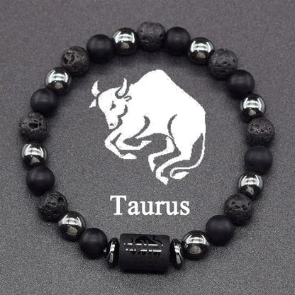 12 Constellation Zodiac Signs Bracelet