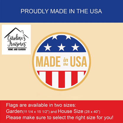 All American American Eskimo Garden Flag
