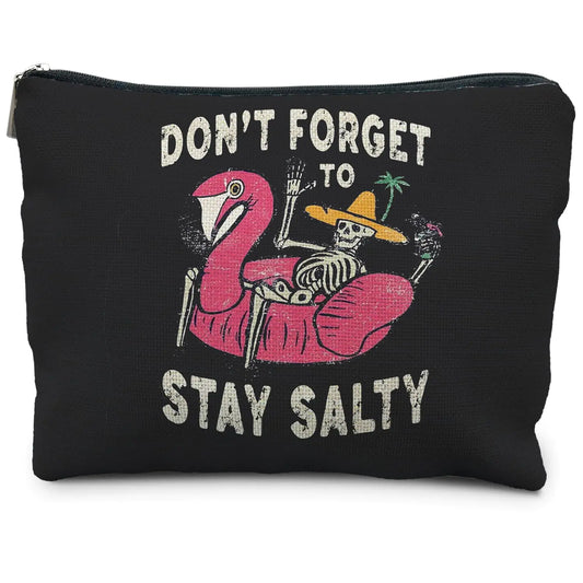 Gr8Dealz.store RYYCDOI Stay Salty Summer Beach Makeup Bags for Women Beach Vacation Gifts Beach Cosmetic Bag Beach Gifts for Women Friends Gifts...