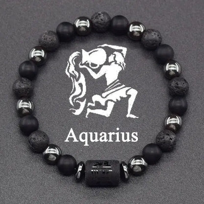 12 Constellation Zodiac Signs Bracelet