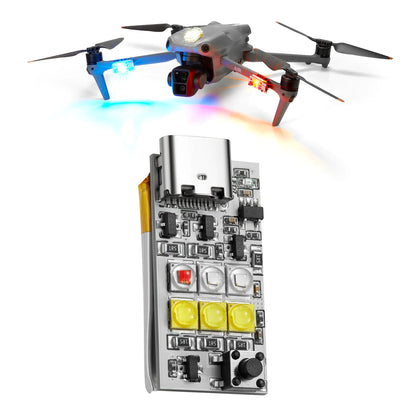 VIFLY Drone Strobe Platinum 1000 Lumen Anti-Collision Light FAA Compliant Multiple Colors (White Red Green and Blue) Fits for DJI Mini Mavic Air Avata Inspire