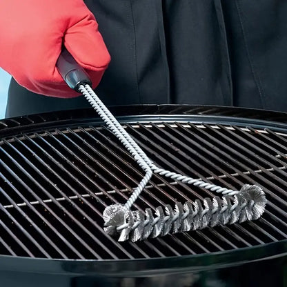 Long-handled Y-Shaped Grill Cleaning Brush for BBQ