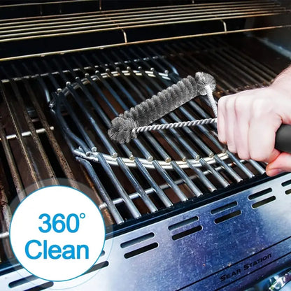 Long-handled Y-Shaped Grill Cleaning Brush for BBQ