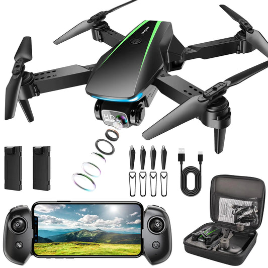 Oddire SkyView Mini Drone - Foldable HD Camera & Advanced Flight Modes