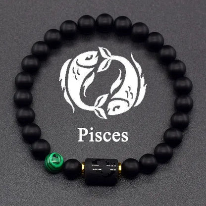 12 Constellation Zodiac Signs Bracelet