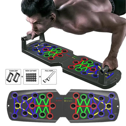 Compact Multi-Exercise Push-Up Board