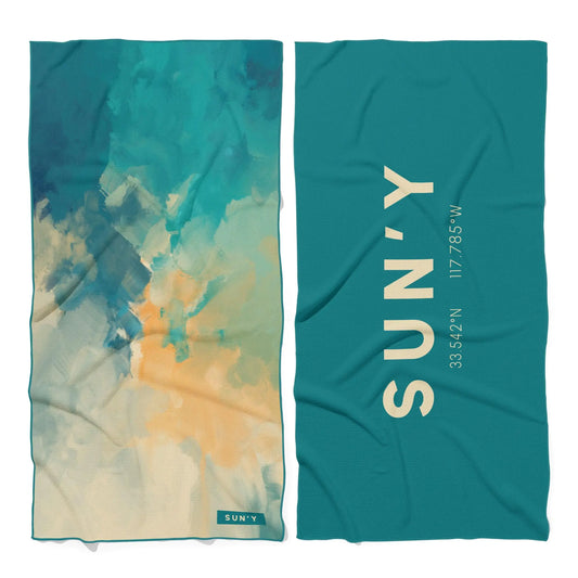 Gr8Dealz.store SUNY Microfiber Beach Towel Beach Collection Quick Dry Sand Free Beach Towel Compact Travel Towel Lightweight Home & Garden > Furniture