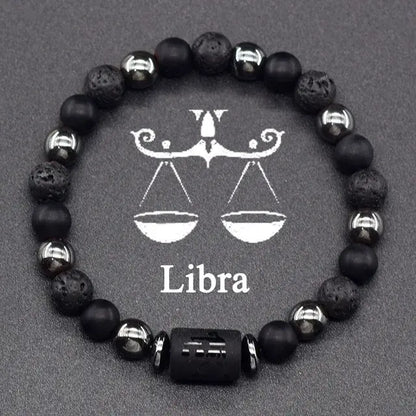 12 Constellation Zodiac Signs Bracelet