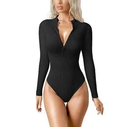 Snatched Zip Up Bodysuit