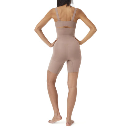 SPANX Seamless Higher Power Short - Lightweight, All-Day Comfort - Core Control Shapewear - High-Waisted Underwear 2X (1 Pack) Cafe Au Lait