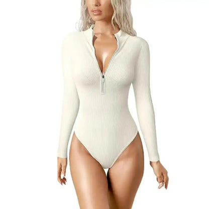 Snatched Zip Up Bodysuit