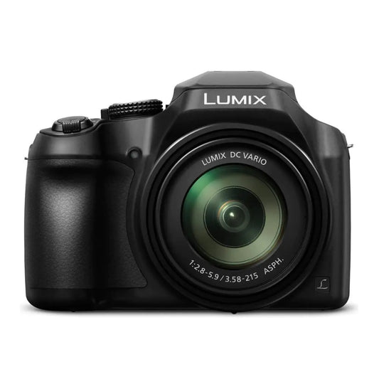 PANASONIC LUMIX FZ80 4K 60X Zoom Camera 18.1 Megapixels DC VARIO 20-1200mm Lens F2.8-5.9 4K 30p Video Power O.I.S. WiFi ? DC-FZ80K (USA BLACK) (Renewed)