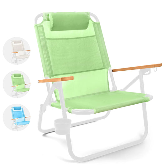 Gr8Dealz.store Water Buffalo Beach Chair Premium Backpack Beach Chair for Adults Beach Chair with Backpack Straps Home & Garden > Furniture