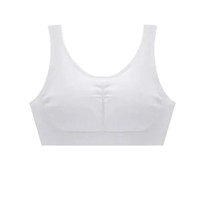 Large Size Light Version Vest Bra Solid Color Base Polyester
