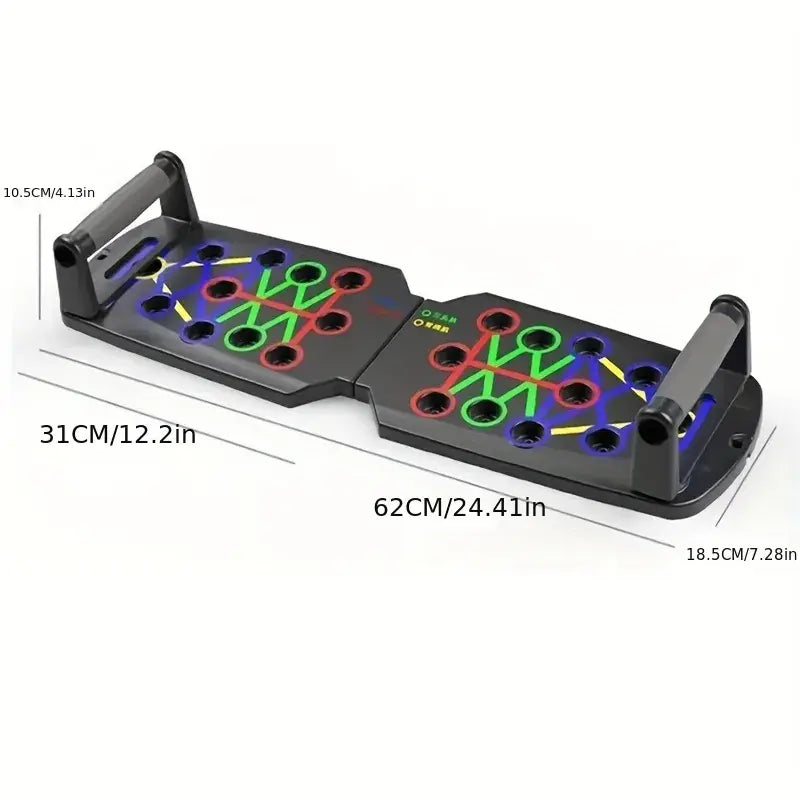 Compact Multi-Exercise Push-Up Board