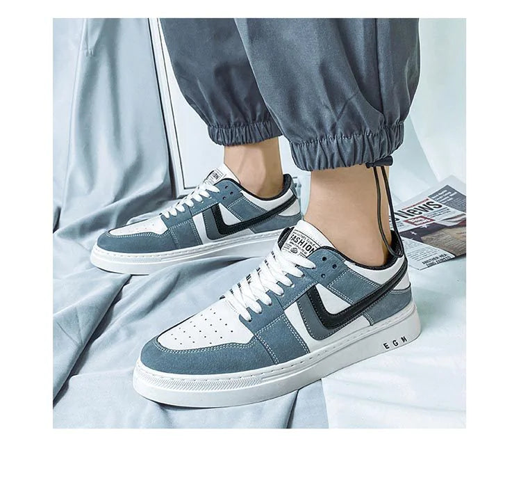 Men's Versatile White Sports Sneakers – Casual & All-Occasion