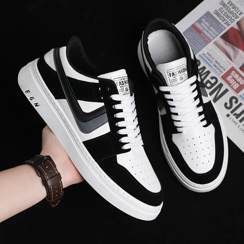 Men's Versatile White Sports Sneakers – Casual & All-Occasion