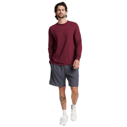Russell Athletic Men's Dri-Power Long Sleeve Tees, Moisture Wicking, Odor Protection, UPF 30+ X-Large Maroon