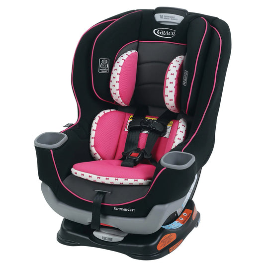 Graco Extend2Fit Kenzie 2-in-1 Convertible Car Seat for Infants to Toddlers with Advanced Safety Features