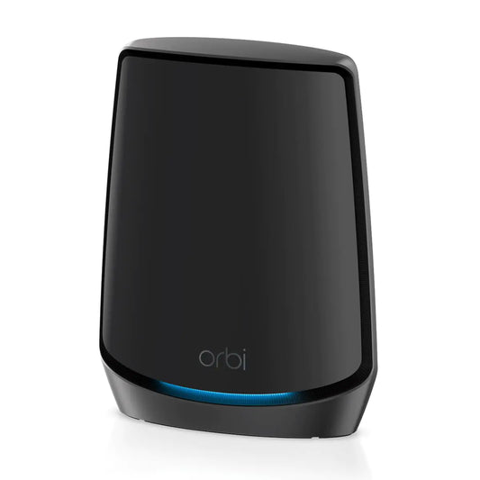 NETGEAR Orbi Tri-Band WiFi 6 Mesh Add-on Satellite (RBS860B) - Works with Orbi RBK863SB - Adds Coverage up to 2700 sq. ft. - AX6000 (6Gbps) - Black