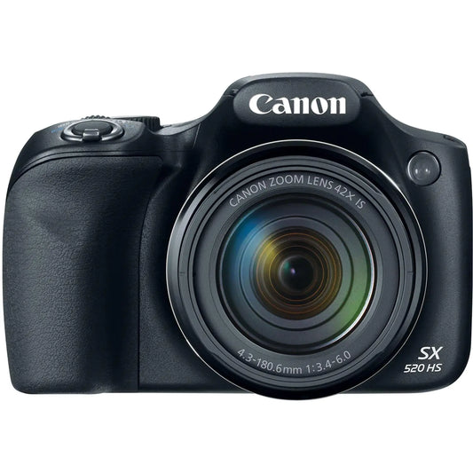 Canon PowerShot SX520 16Digital Camera with 42x Optical Image Stabilized Zoom with 3-Inch LCD (Black)