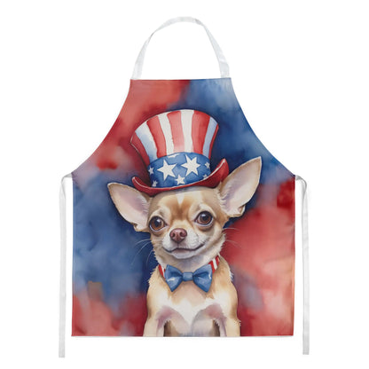 Chihuahua American Flag Chef Apron