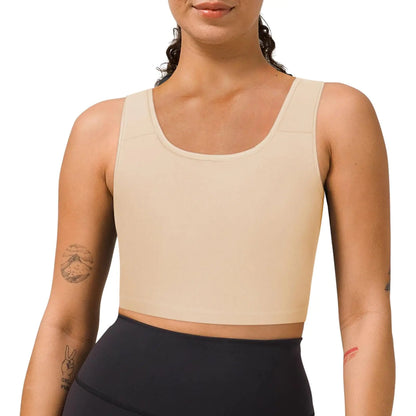 GCTBL Trans Chest Binder Transgender FTM Breathable Summer Binder Bra (K L)