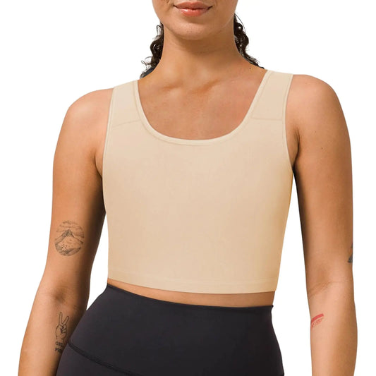 GCTBL Trans Chest Binder Transgender FTM Breathable Summer Binder Bra (K L)