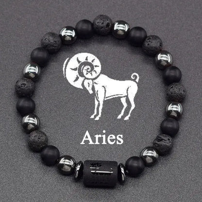12 Constellation Zodiac Signs Bracelet