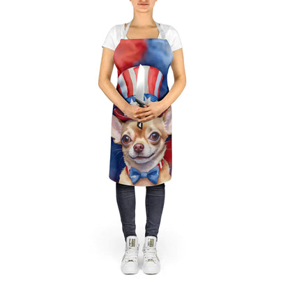 Chihuahua American Flag Chef Apron
