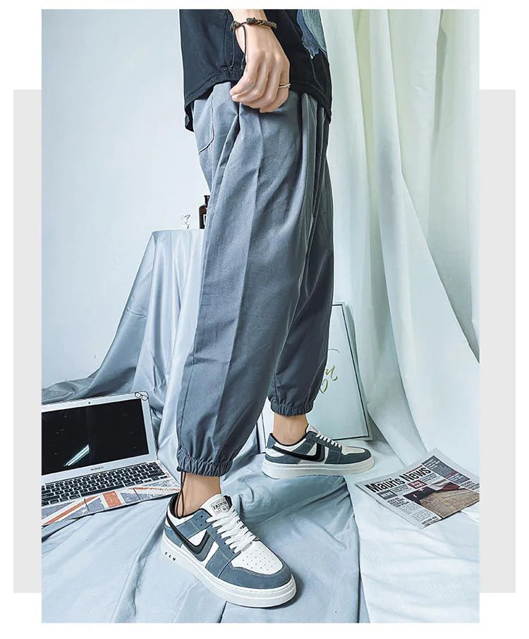 Men's Versatile White Sports Sneakers – Casual & All-Occasion