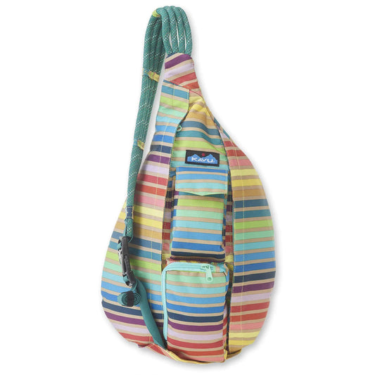 Summertime Stripe Adjustable Rope Sling Pack